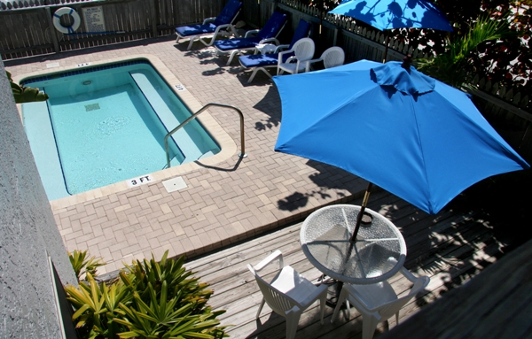 Patio and Pool Area 